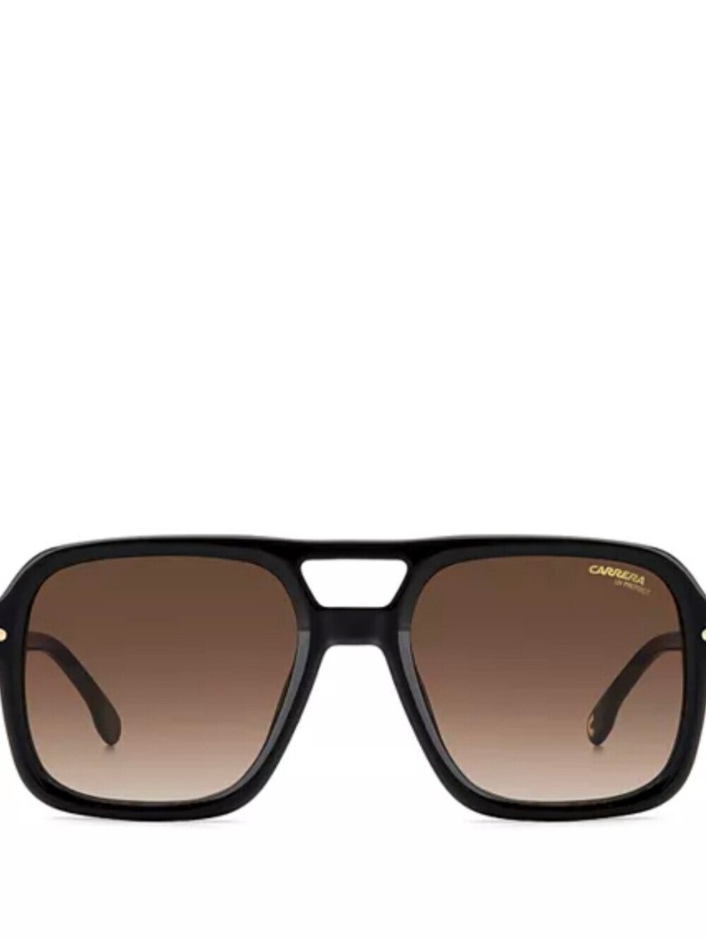 Carrera 317/S 807/HA Black/ Brown Squared Aviator Sunglasses